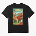 Portugal Hel-Azul Spirit at Cabo da Roca and Bel¨¦m Tower for FIFA World Cup 2026 Oversized T-Shirt Remember FIFA World Cup 2026 USA Canada Mexico for Fans of Neymar and England and Germany, Bringing Football Passion, Legendary Performances,