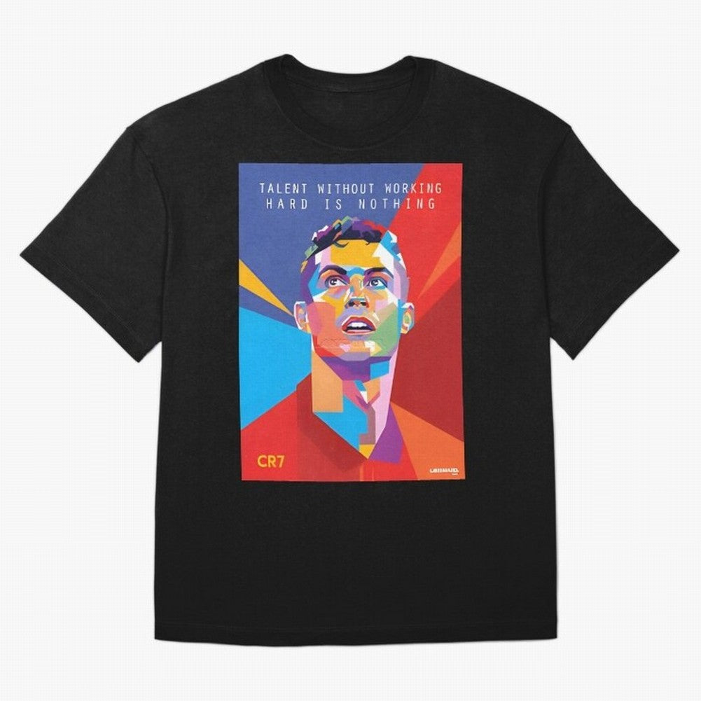Cristiano Ronaldo Oversized T-Shirt Mark FIFA World Cup 2026 USA Canada Mexico Spirit, Inspired by Brazil, Portugal and Argentina, Mbappe, Classic Soccer Heritage, Championship Pressure, Fan Loyalty and International Pride; Ideal for Football Dads,