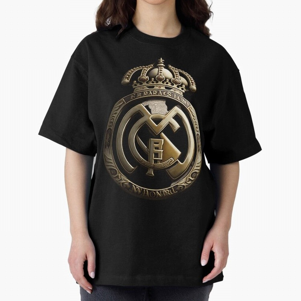 Madrid Oversized T-Shirt Back Your Heroes with Global Football Passion for FIFA World Cup 2026, Celebrating Neymar, Netherlands, Championship Spirit, Famous Goals, Roaring Crowds and International Football Unity; Great for Watch Parties, Sports
