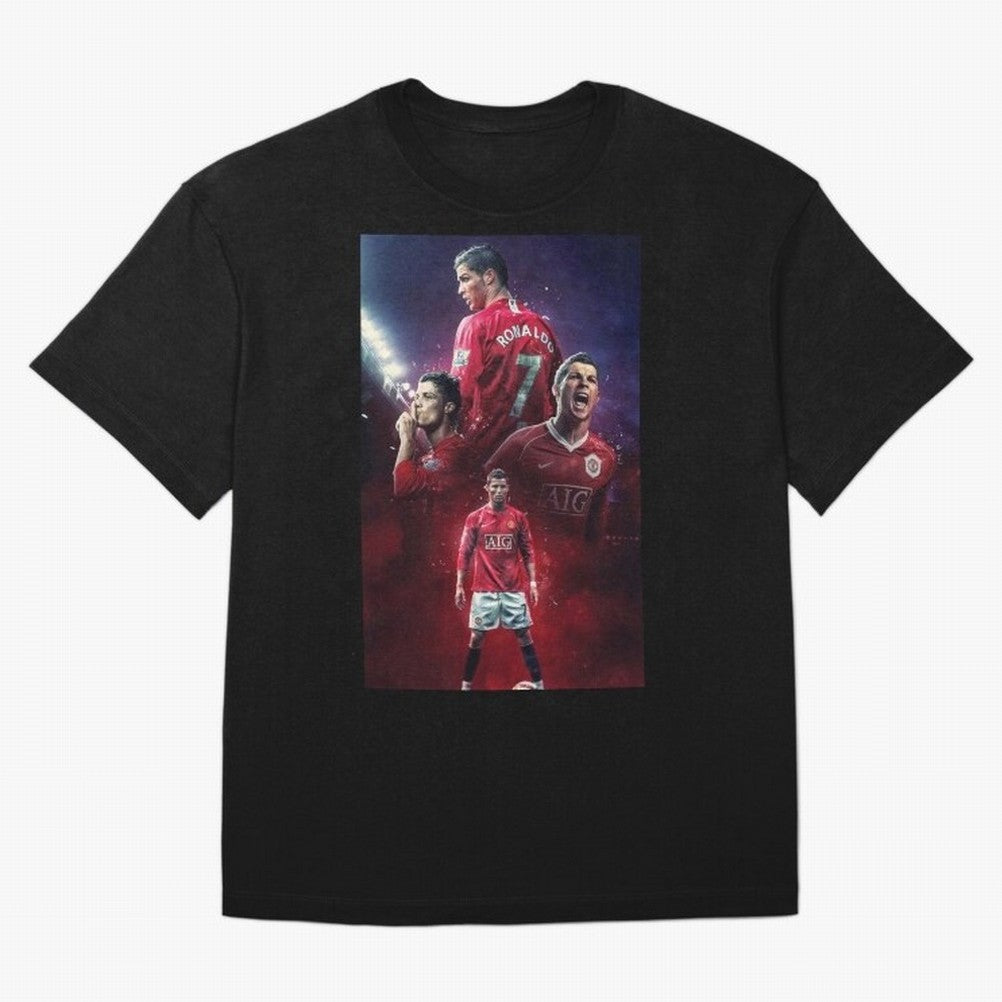 Cristiano Ronaldo dos Santos Aveiro Art Oversized T-Shirt Show Match Day Excitement for Match Day Hype around FIFA World Cup 2026, Mbappe and Neymar, Argentina and Brazil, Game Day Rituals, Football Legends, Country Pride and the Road to the Final;