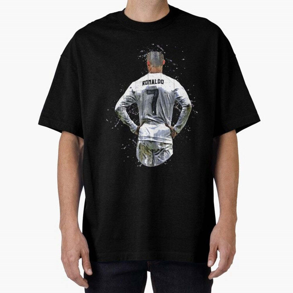 Cristiano Ronaldo Cristiano Ronaldo cr7 Oversized T-Shirt Show Your Tournament Heart for FIFA World Cup 2026 Group Stage for Fans of Mbappe and Neymar and Argentina, Bringing Fan Favorite Moments, National Team Passion, Big Match Drama and Soccer