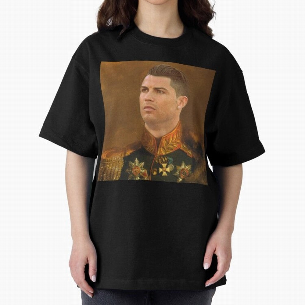 cristiano ronaldo - replaceface Oversized T-Shirt Show Championship Spirit for Global Football Passion for FIFA World Cup 2026 USA Canada Mexico, Driven by Neymar, England and Germany, Global Supporter Spirit, Legendary Goals, National Colors and