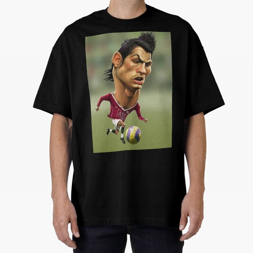 CR7 Cristiano Oversized T-Shirt Bring Home Match Day Hype around FIFA World Cup 2026 USA Canada Mexico, Cristiano Ronaldo, Haaland and CR7, Brazil, Retro Football Energy, Iconic Rivalries, Trophy Chase Drama and Stadium Atmosphere; Ideal for Fans