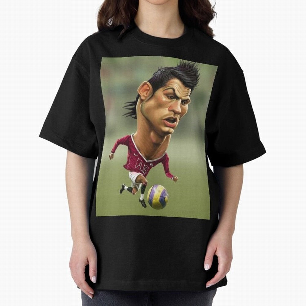 CR7 Cristiano Oversized T-Shirt Bring Home Match Day Hype around FIFA World Cup 2026 USA Canada Mexico, Cristiano Ronaldo, Haaland and CR7, Brazil, Retro Football Energy, Iconic Rivalries, Trophy Chase Drama and Stadium Atmosphere; Ideal for Fans