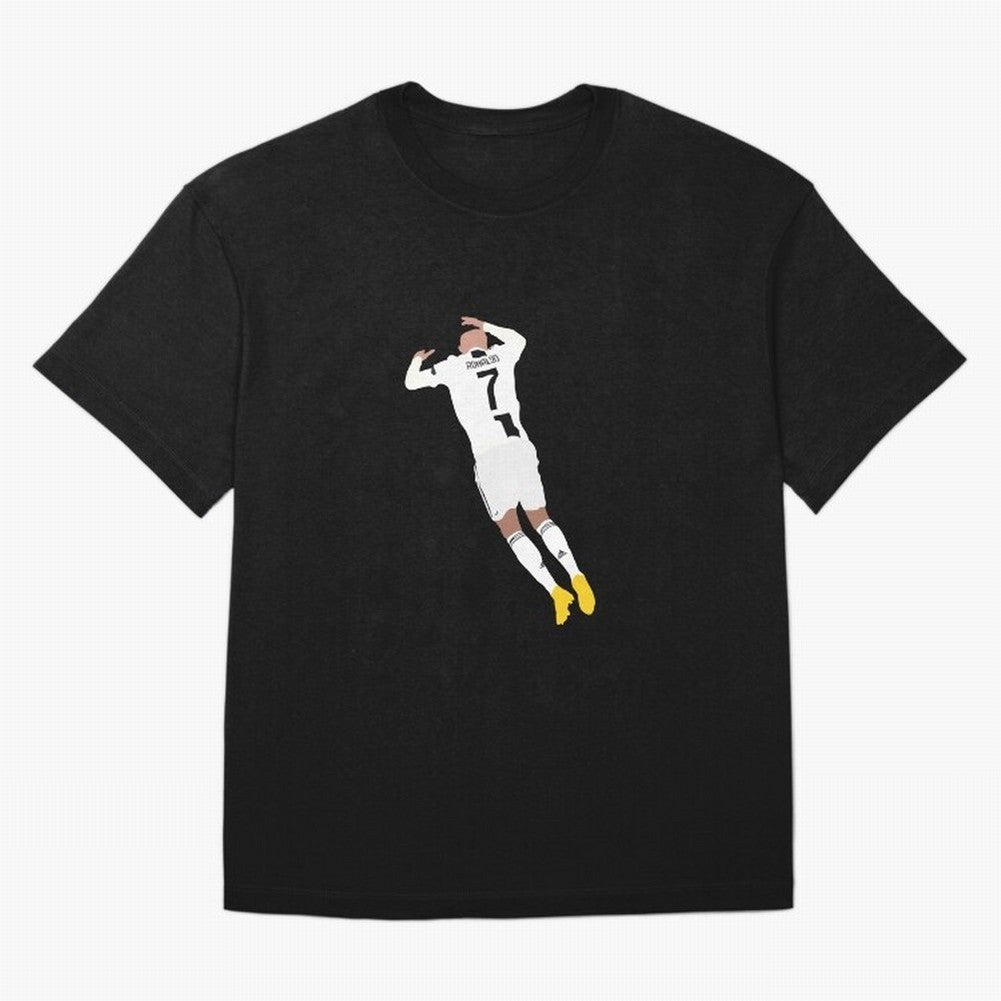 cristiano ronaldo goal celebration Oversized T-Shirt Bring Retro Soccer Energy to FIFA World Cup 2026 Group Stage Spirit, Capturing England, Neymar, Classic Soccer Heritage, Championship Pressure, Fan Loyalty and International Pride; Great for