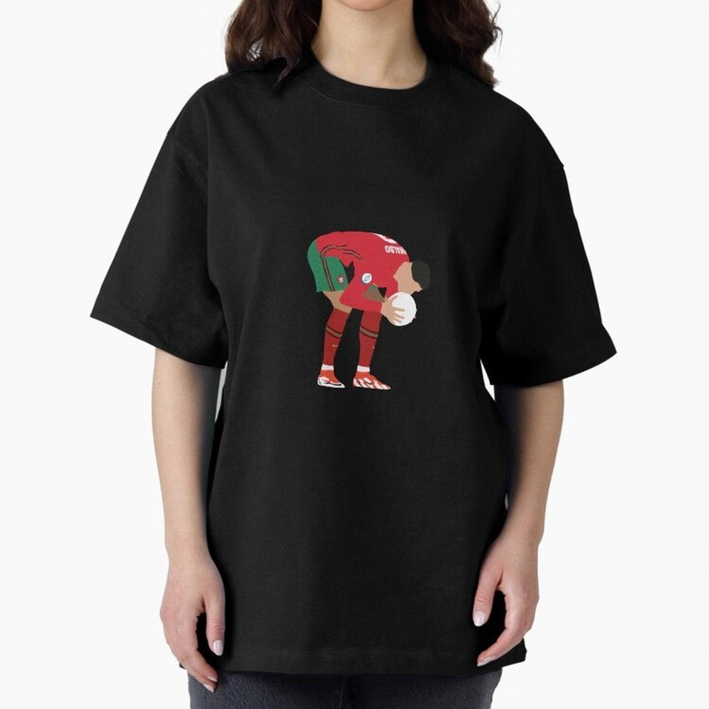 cristiano ronaldo ball kiss Oversized T-Shirt Back Your Heroes with the FIFA World Cup 2026 Journey through CR7 Highlights, Brazil, Portugal and Argentina Pride, Global Supporter Spirit, Legendary Goals, National Colors and Tournament Celebration;