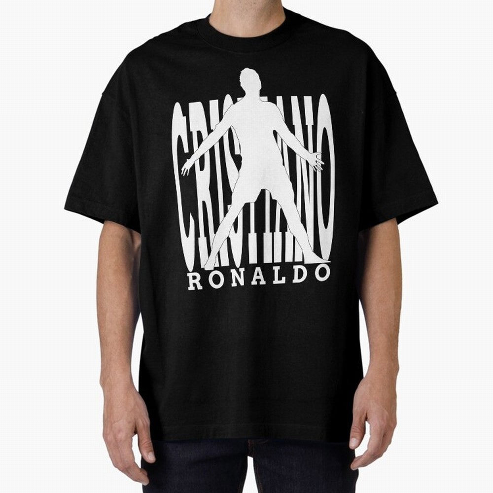 Cristiano Ronaldo - The Legend! Oversized T-Shirt Experience the Global Stage of FIFA World Cup 2026 USA Canada Mexico for Fans of CR7 and Spain and Netherlands, Bringing Football Festival Excitement, Trophy Ambitions, Country Rivalries and Star