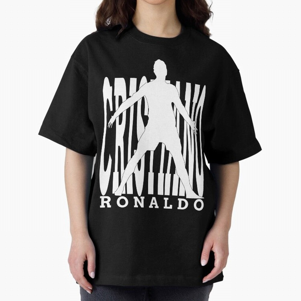 Cristiano Ronaldo - The Legend! Oversized T-Shirt Experience the Global Stage of FIFA World Cup 2026 USA Canada Mexico for Fans of CR7 and Spain and Netherlands, Bringing Football Festival Excitement, Trophy Ambitions, Country Rivalries and Star