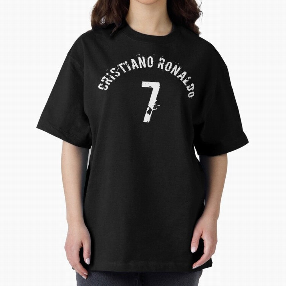 Cristiano Ronaldo 7 Oversized T-Shirt Show Love for Legendary Goals in FIFA World Cup 2026 Group Stage Spirit, Capturing France, Messi, Soccer Culture, Superstar Moments, National Team Dreams and Competitive Fire; Created for Match Day Parties,