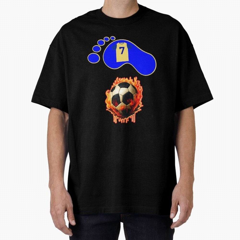 Cristiano Ronaldo 7 Oversized T-Shirt Celebrate the Magic of FIFA World Cup 2026 Group Stage with Messi, Portugal Energy, Retro Football Energy, Iconic Rivalries, Trophy Chase Drama and Stadium Atmosphere; Made for Die Hard Supporters, Soccer