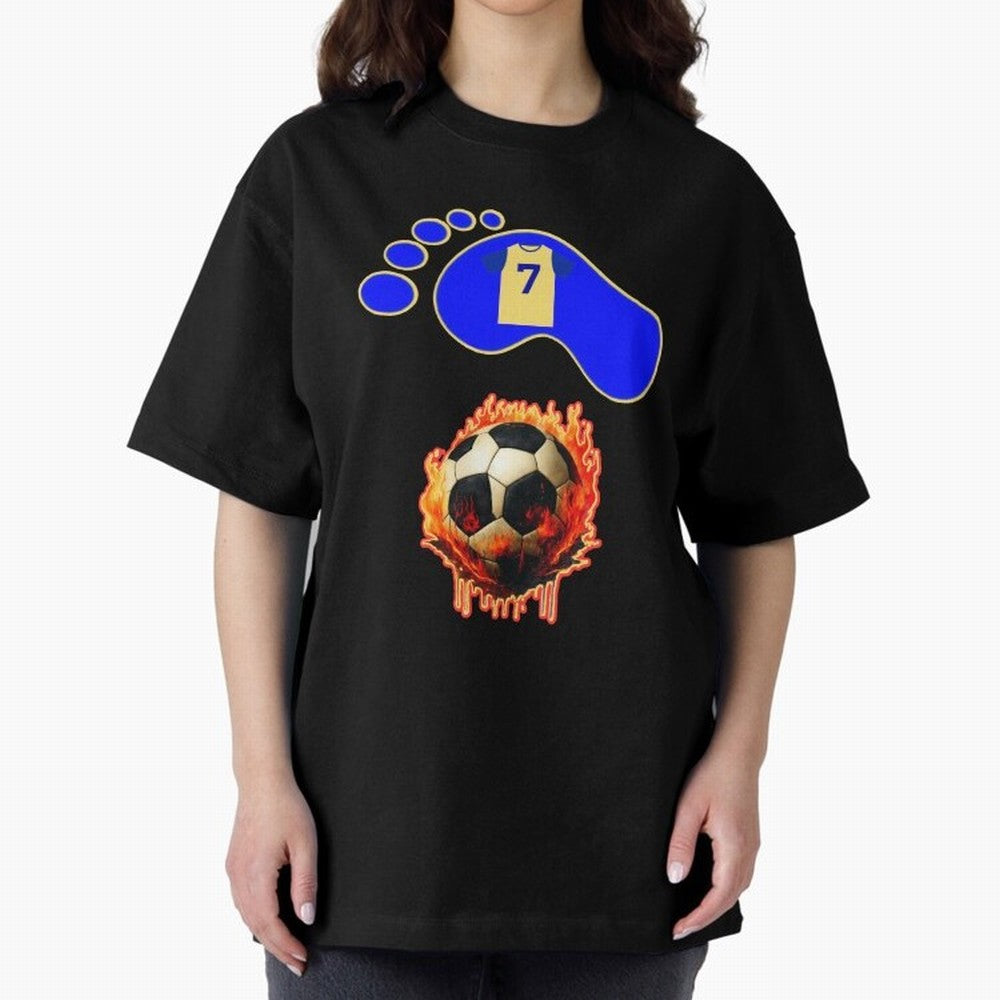 Cristiano Ronaldo 7 Oversized T-Shirt Celebrate the Magic of FIFA World Cup 2026 Group Stage with Messi, Portugal Energy, Retro Football Energy, Iconic Rivalries, Trophy Chase Drama and Stadium Atmosphere; Made for Die Hard Supporters, Soccer