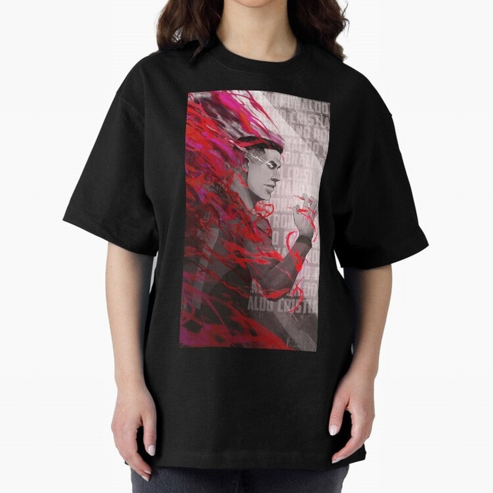 Cristiano Ronaldo x Blue Lock Oversized T-Shirt Make Your Look Match Global Football Passion for FIFA World Cup 2026 USA Canada Mexico, Made for Messi and Cristiano Ronaldo, England, Champion Mindset, Group Stage Buzz, Knockout Tension and
