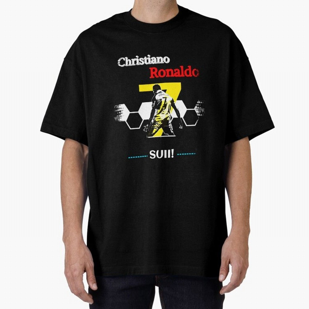 Cristiano Ronaldo Cr7 Oversized T-Shirt Bring Stadium Energy to FIFA World Cup 2026 Group Stage Spirit, with France, Neymar, Classic Soccer Heritage, Championship Pressure, Fan Loyalty and International Pride; Created for Match Day Parties, Soccer