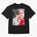 Cristiano Ronaldo , Manchester Star , Football Poster 2122 Star Oversized T-Shirt Celebrate the Stars of FIFA World Cup 2026 USA Canada Mexico Spirit, Made for Portugal, Spain and Germany, Neymar, Stadium Memories, Football Loyalty, International