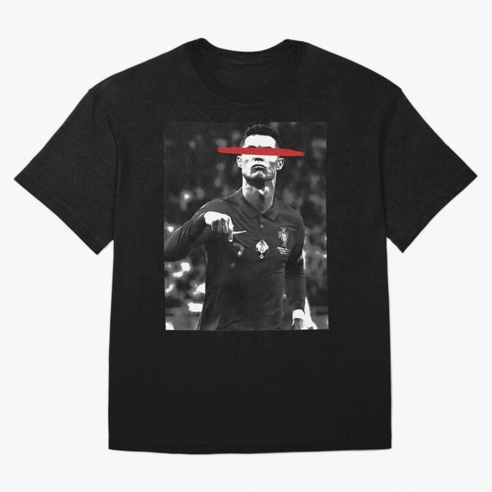 Cristiano in Rubrum Plaga Oversized T-Shirt Relive the Noise and Pride of Match Day Hype around FIFA World Cup 2026 USA Canada Mexico, Messi, Neymar and Mbappe, France and Portugal, Football Festival Excitement, Trophy Ambitions, Country Rivalries