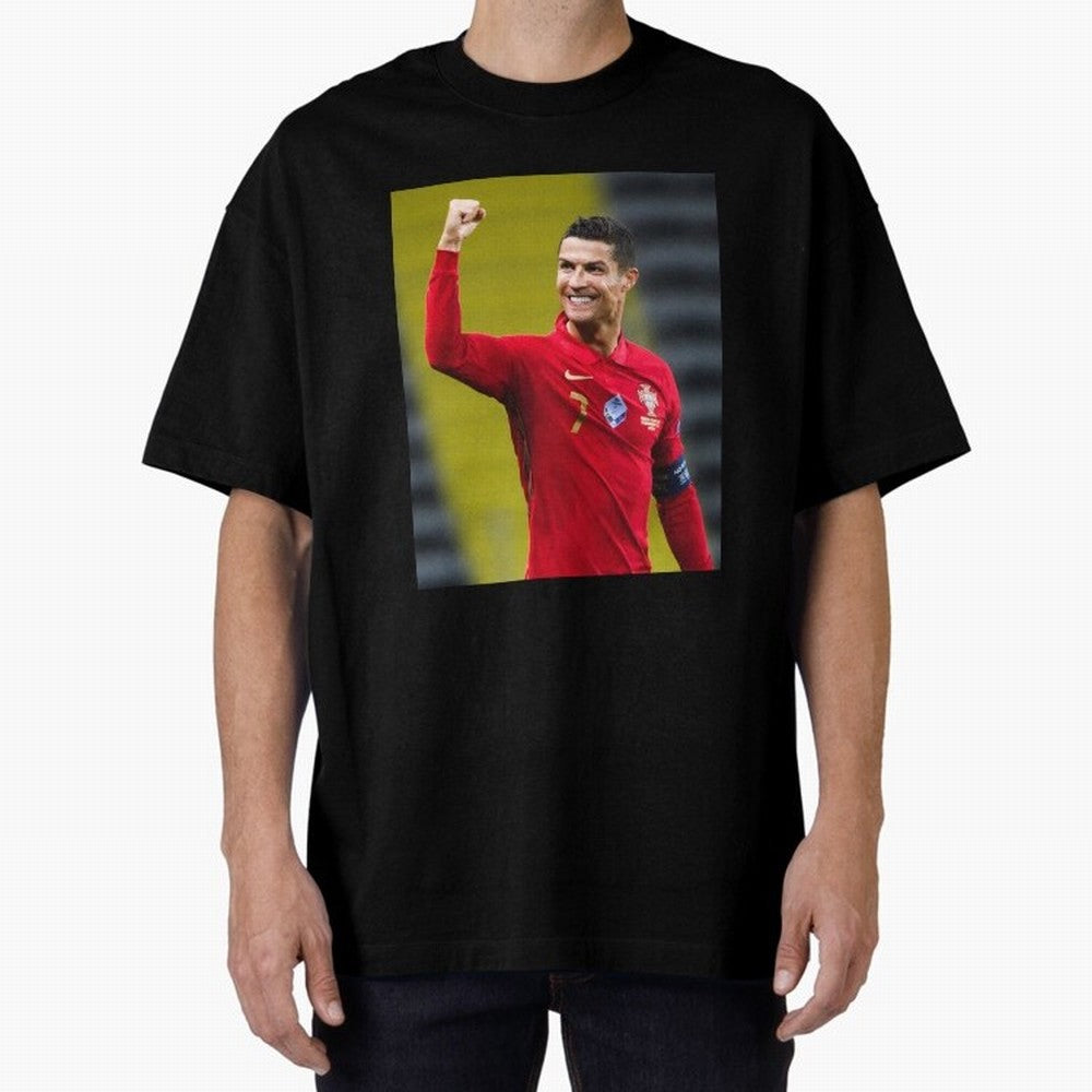 Cr7 | Cristiano Ronaldo | Portugal Oversized T-Shirt Showcase FIFA World Cup 2026 Group Stage for Fans of CR7 and France and Portugal, Bringing Retro Football Energy, Iconic Rivalries, Trophy Chase Drama and Stadium Atmosphere; Built for Supporters