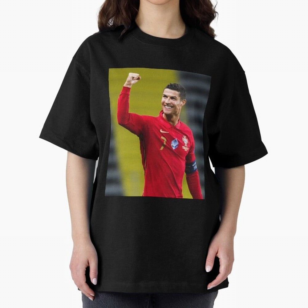 Cr7 | Cristiano Ronaldo | Portugal Oversized T-Shirt Showcase FIFA World Cup 2026 Group Stage for Fans of CR7 and France and Portugal, Bringing Retro Football Energy, Iconic Rivalries, Trophy Chase Drama and Stadium Atmosphere; Built for Supporters