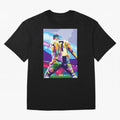 Cristiano Ronaldo Celebration Wpap Pop Art Oversized T-Shirt Honor the Football Icons of the FIFA World Cup 2026 Group Stage Journey through Messi and Cristiano Ronaldo Highlights, Spain Pride, Championship Spirit, Famous Goals, Roaring Crowds and