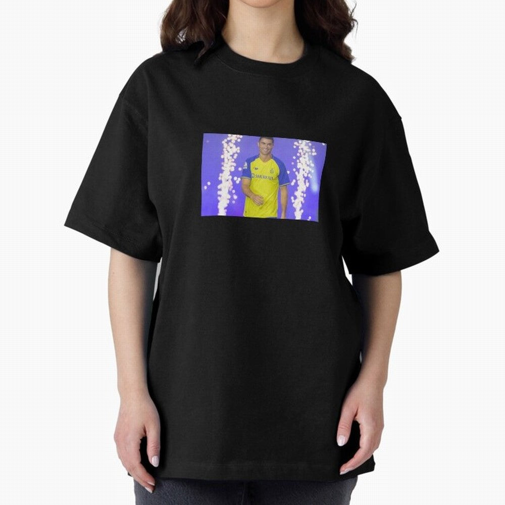 CRISTIANO RONALDO AL NASSR Oversized T-Shirt Show Your Stadium Side during FIFA World Cup 2026 Featuring Messi, Neymar and Mbappe, Argentina and Brazil Energy, Classic Soccer Heritage, Championship Pressure, Fan Loyalty and International Pride;