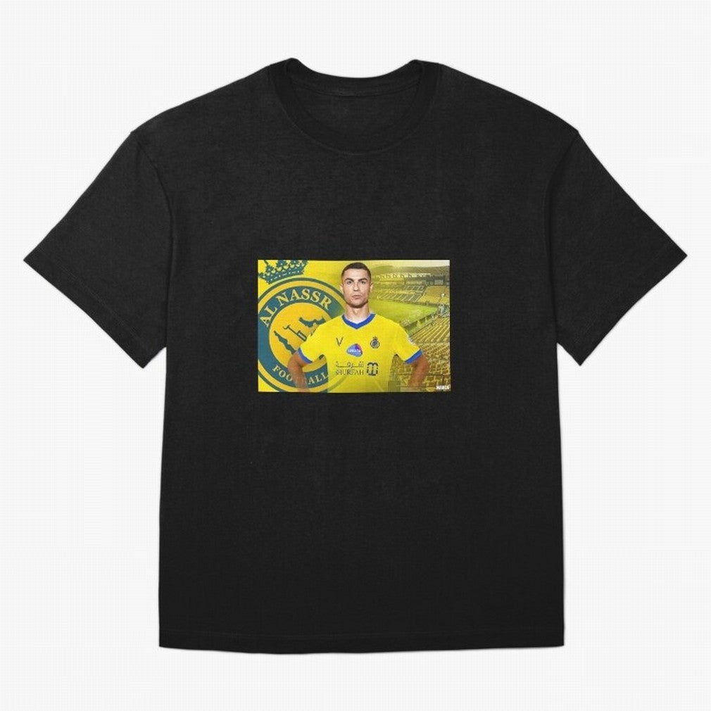 AL NASSR CRISTIANO RONALDO Oversized T-Shirt Make Memories around FIFA World Cup 2026 USA Canada Mexico Spirit, Filled with France, Mbappe and Neymar, Football Festival Excitement, Trophy Ambitions, Country Rivalries and Star Player Buzz; Created