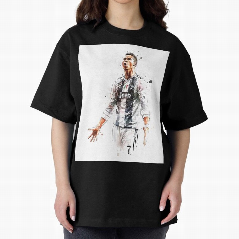 Cristiano Ronaldo Oversized T-Shirt Make Memories around FIFA World Cup 2026 Connected to CR7, Brazil, Portugal and Argentina Energy, Sports Nostalgia, International Competition, Famous Players and Unforgettable Victories; Ideal for Passionate Fans