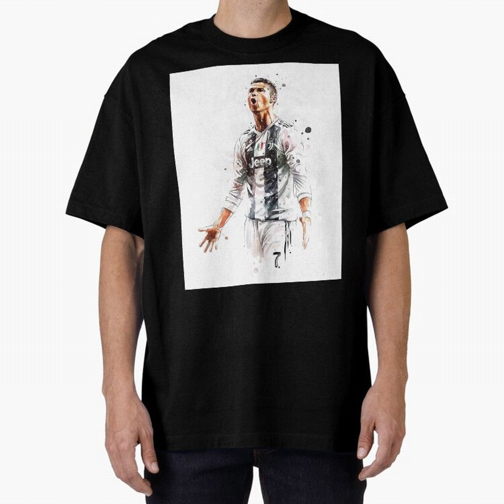 Cristiano Ronaldo Oversized T-Shirt Make Memories around FIFA World Cup 2026 Connected to CR7, Brazil, Portugal and Argentina Energy, Sports Nostalgia, International Competition, Famous Players and Unforgettable Victories; Ideal for Passionate Fans