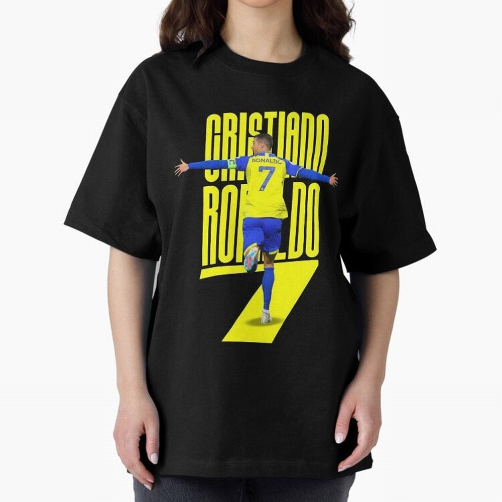 cristiano ronaldo 7 Oversized T-Shirt Join the Global Buzz around FIFA World Cup 2026 USA Canada Mexico Spirit, Connected to Argentina, Cristiano Ronaldo, Haaland and CR7, Championship Spirit, Famous Goals, Roaring Crowds and International Football