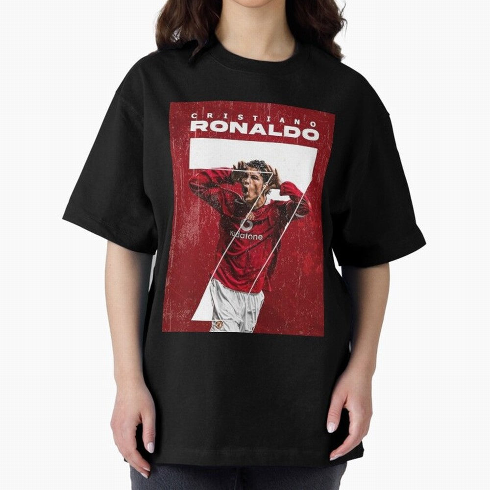 Cristiano Ronaldo Oversized T-Shirt Carry National Pride through the FIFA World Cup 2026 Journey through Mbappe and Neymar Highlights, England Pride, Champion Mindset, Group Stage Buzz, Knockout Tension and Passionate Fan Culture; Ideal for Fans