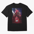 CR7 Art Wallpaper Ronaldo Posters Oversized T-Shirt Experience the Global Stage of FIFA World Cup 2026 Spirit, Made for Brazil, Cristiano Ronaldo, Sports Nostalgia, International Competition, Famous Players and Unforgettable Victories; Made for