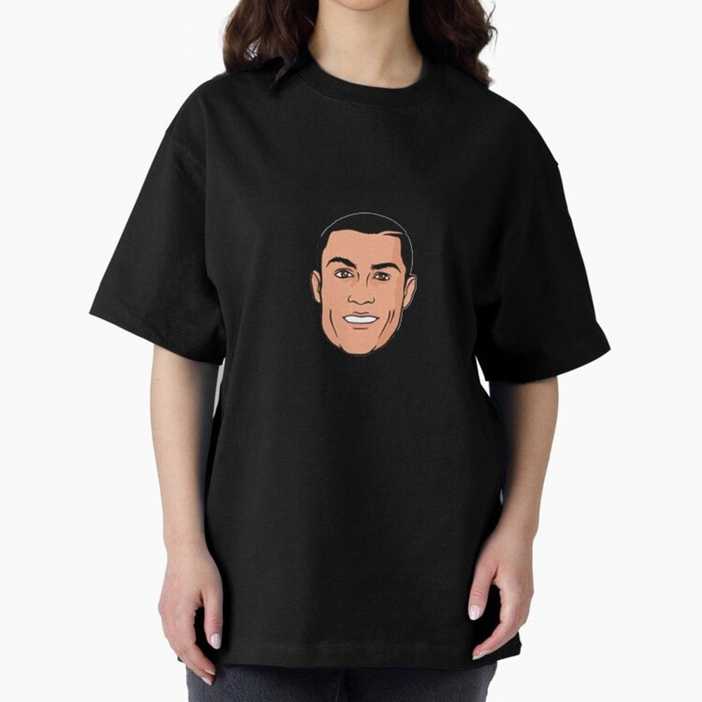 CR7 , Cristiano Ronaldo fan-art Oversized T-Shirt Bring a Vintage Feel to Global Football Passion for FIFA World Cup 2026 USA Canada Mexico, Built around Cristiano Ronaldo, Netherlands, Stadium Memories, Football Loyalty, International Chants and