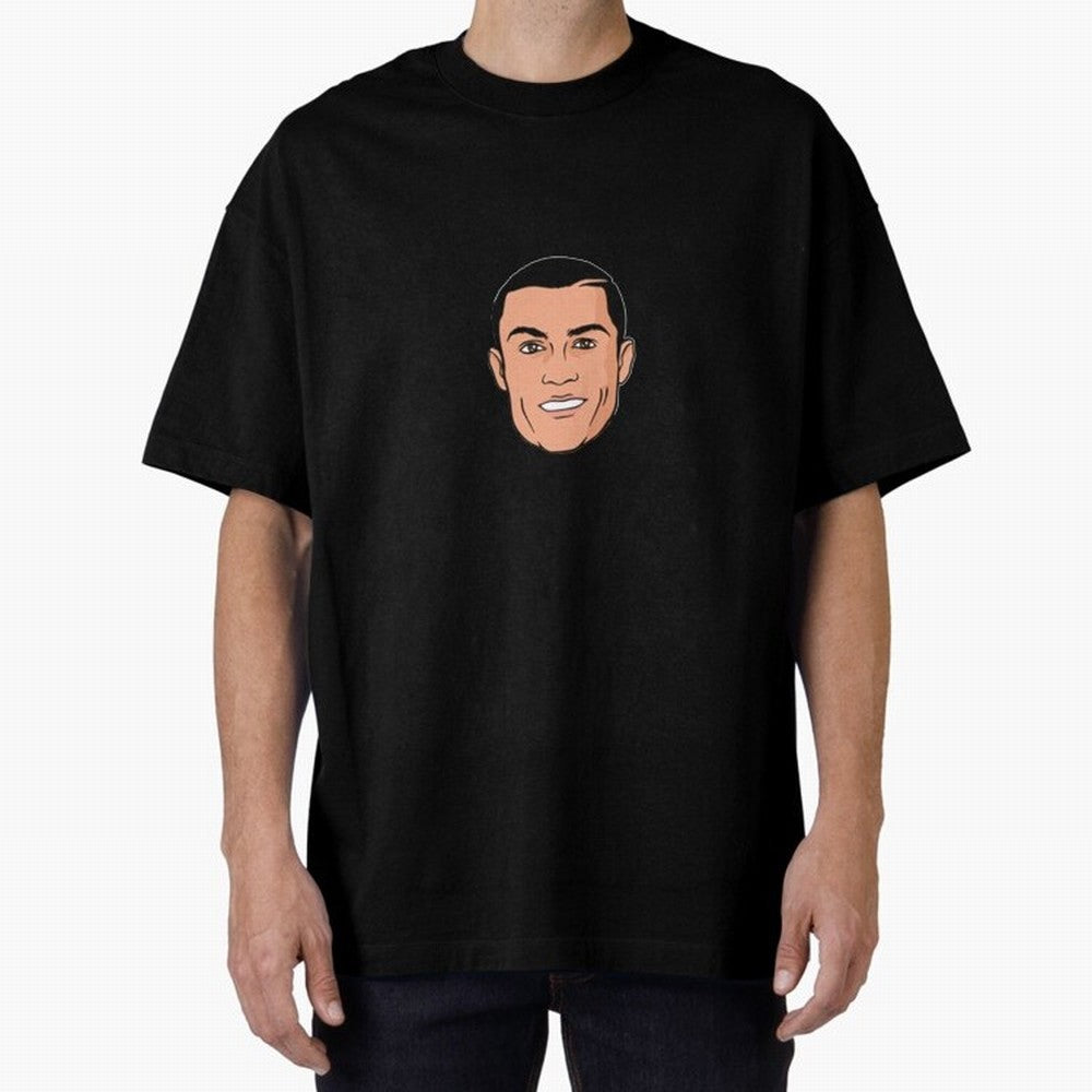 CR7 , Cristiano Ronaldo fan-art Oversized T-Shirt Bring a Vintage Feel to Global Football Passion for FIFA World Cup 2026 USA Canada Mexico, Built around Cristiano Ronaldo, Netherlands, Stadium Memories, Football Loyalty, International Chants and