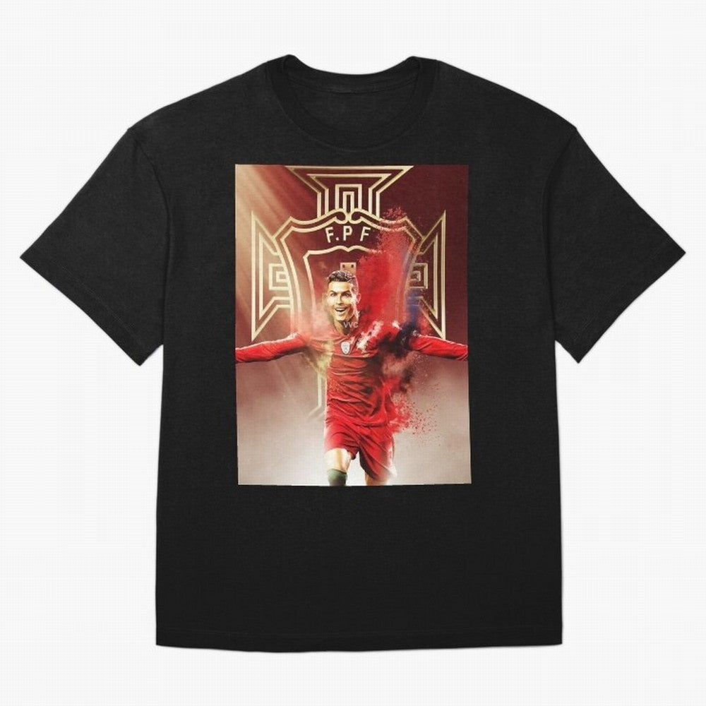 CR>7 Por Oversized T-Shirt Keep the Match Day Mood of Global Football Passion for FIFA World Cup 2026 Group Stage, Capturing Messi, Portugal, Spain and Germany, Goal Celebration Energy, Supporter Heritage, Football Icons and Worldwide Tournament