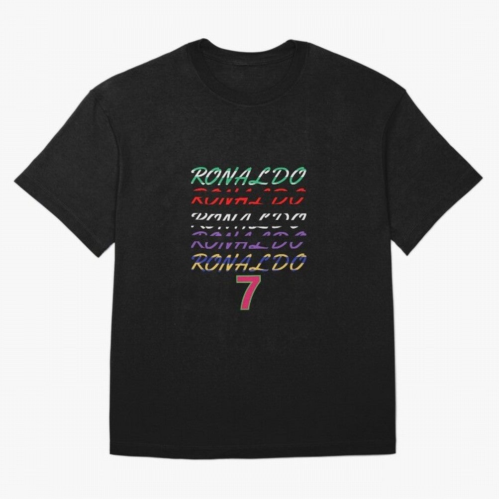 WITH CR7 RONALDO - ALL CAREER Oversized T-Shirt Show Love for Legendary Goals in the FIFA World Cup 2026 Group Stage Journey through Messi Highlights, Portugal, Spain and Germany Pride, Soccer Culture, Superstar Moments, National Team Dreams and