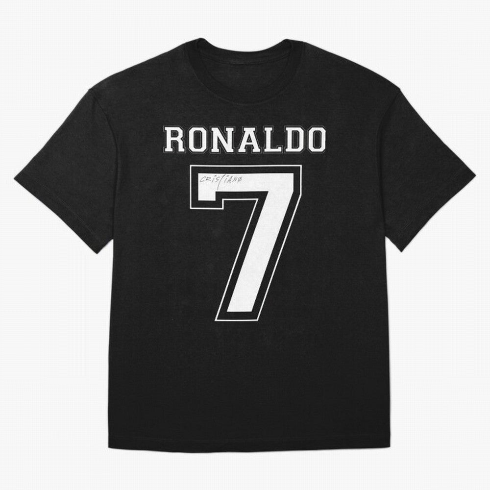cristiano ronaldo Oversized T-Shirt Celebrate the Stars of FIFA World Cup 2026 Spirit, Built around Spain and Netherlands, Mbappe, Sports Nostalgia, International Competition, Famous Players and Unforgettable Victories; Great for Supporters Who