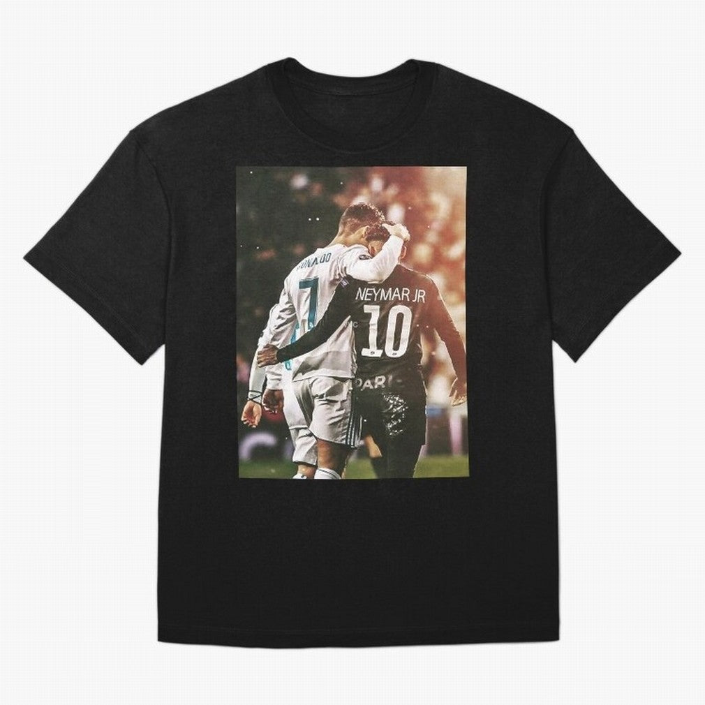 CR7 N Neymar Oversized T-Shirt Represent Football Lovers during FIFA World Cup 2026 Spirit, Celebrating Brazil, Portugal and Argentina, CR7, Football History, Final Match Energy, Crowd Noise and Once in a Lifetime Moments; Built for Supporters