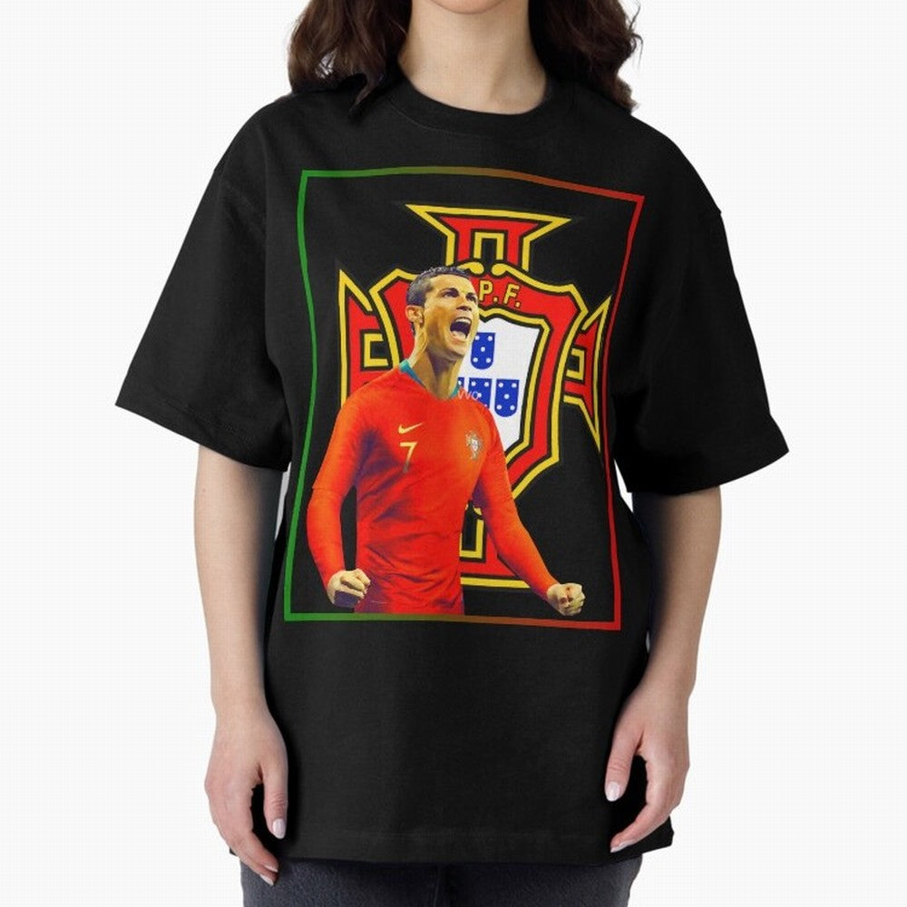 cristiano ronaldo Oversized T-Shirt Bring Global Tournament Vibes to the FIFA World Cup 2026 USA Canada Mexico Journey through Haaland Highlights, England and Germany Pride, Goal Celebration Energy, Supporter Heritage, Football Icons and Worldwide