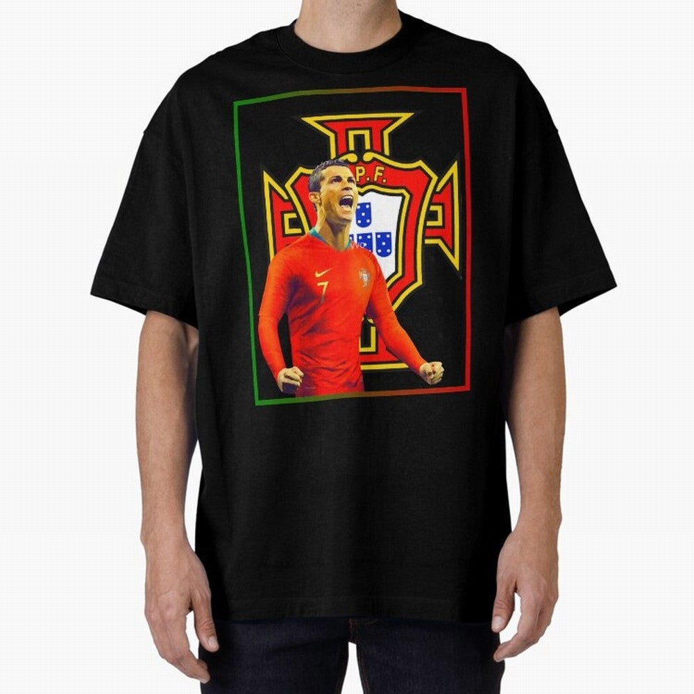 cristiano ronaldo Oversized T-Shirt Bring Global Tournament Vibes to the FIFA World Cup 2026 USA Canada Mexico Journey through Haaland Highlights, England and Germany Pride, Goal Celebration Energy, Supporter Heritage, Football Icons and Worldwide