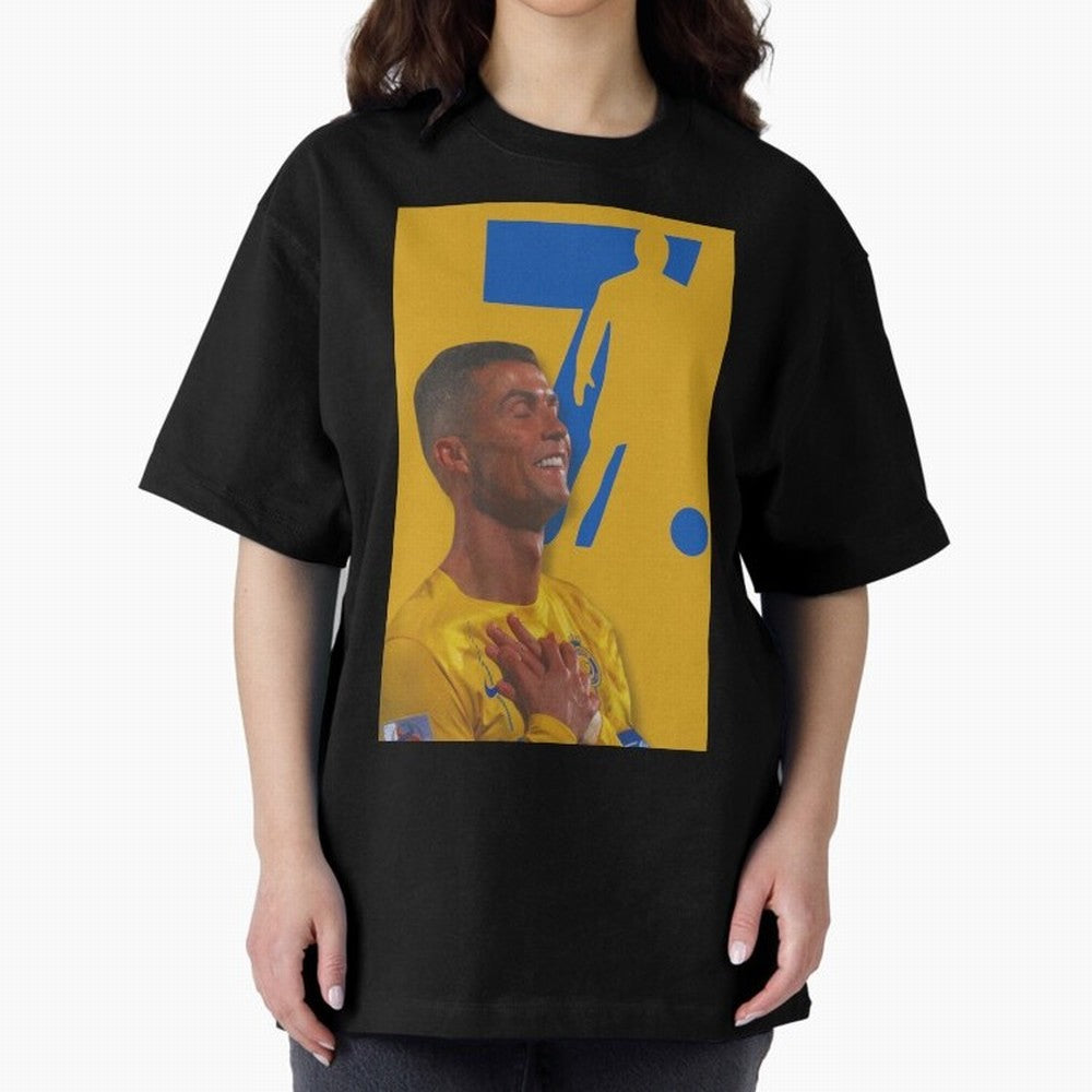 Cristiano ronaldo Oversized T-Shirt Show Support during FIFA World Cup 2026 Driven by Mbappe, England and Germany Energy, Game Day Rituals, Football Legends, Country Pride and the Road to the Final; Made for Die Hard Supporters, Soccer Lovers, Game