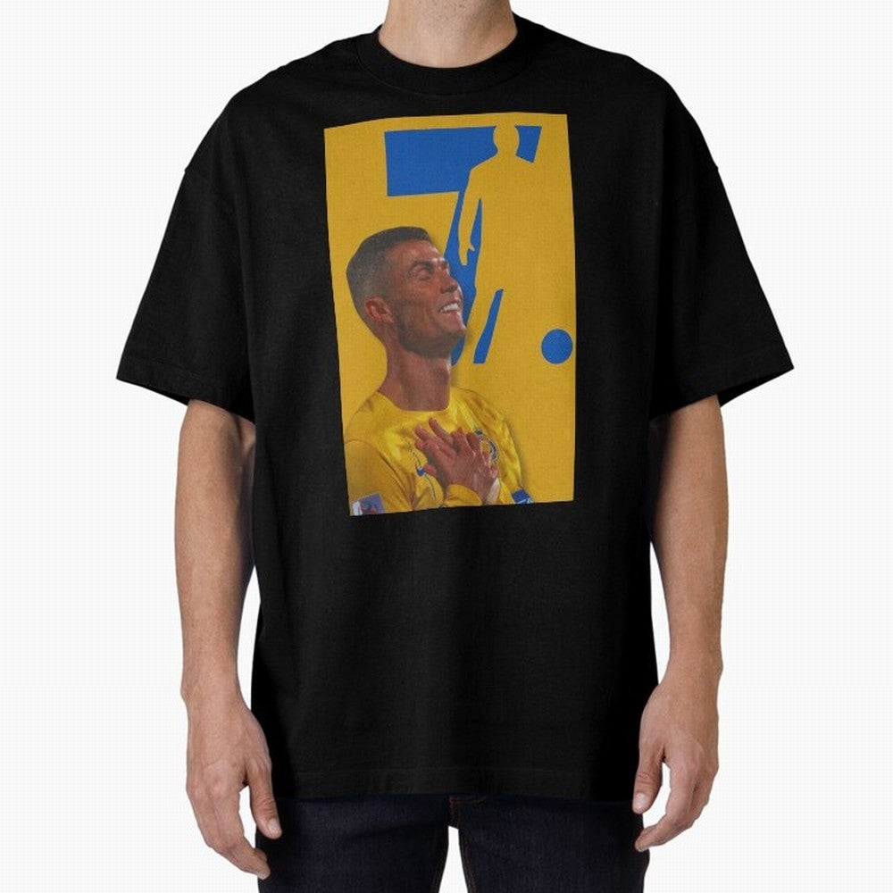 Cristiano ronaldo Oversized T-Shirt Show Support during FIFA World Cup 2026 Driven by Mbappe, England and Germany Energy, Game Day Rituals, Football Legends, Country Pride and the Road to the Final; Made for Die Hard Supporters, Soccer Lovers, Game