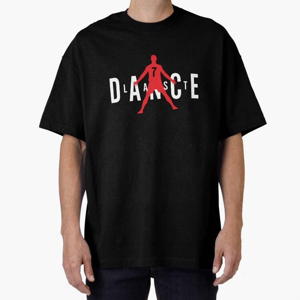 The Last Dance CR7 Oversized T-Shirt Represent Global Football Passion for FIFA World Cup 2026 Group Stage, Centered on Haaland, Portugal, Tournament Hype, Historic Matchups, Family Viewing Parties and Global Sports Pride; Ideal for Fans Who Follow