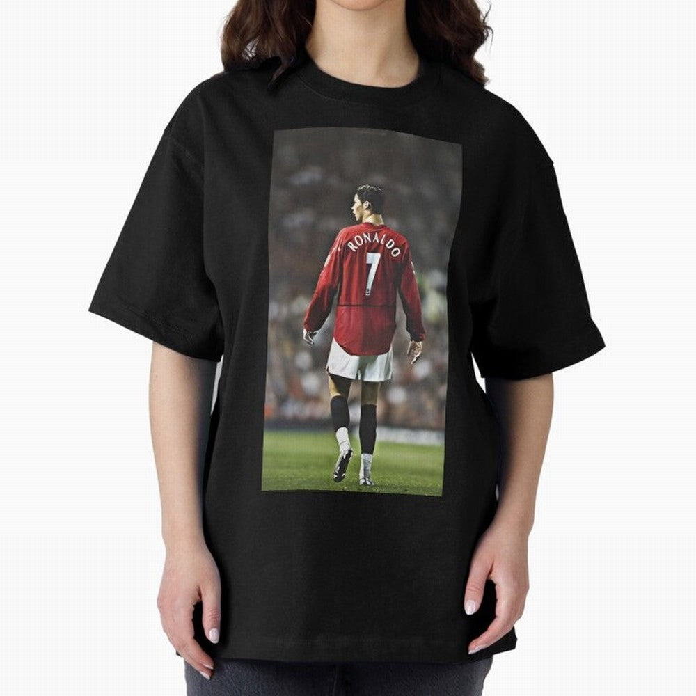 Cr7 Oversized T-Shirt Represent Match Day Hype around FIFA World Cup 2026 Group Stage, Messi, Neymar and Mbappe, England, Football History, Final Match Energy, Crowd Noise and Once in a Lifetime Moments; Great for Watch Parties, Sports Bars, Family
