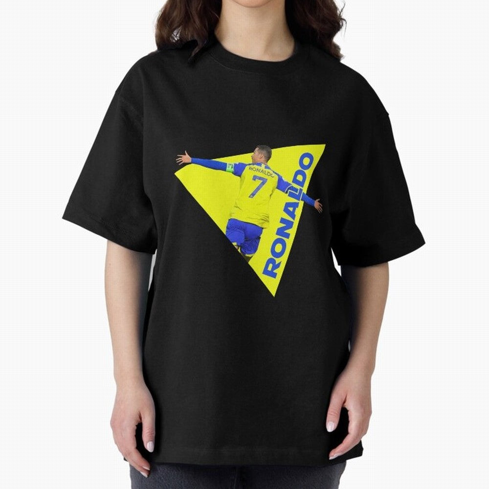 Cristiano Ronaldo Oversized T-Shirt Make Game Day About FIFA World Cup 2026 Group Stage for Fans of Haaland and Argentina and Brazil, Bringing Soccer Culture, Superstar Moments, National Team Dreams and Competitive Fire; Ideal for Football Dads,