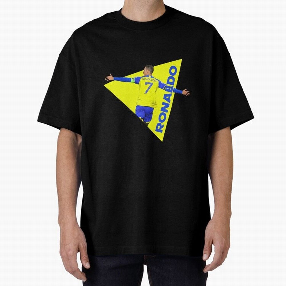 Cristiano Ronaldo Oversized T-Shirt Make Game Day About FIFA World Cup 2026 Group Stage for Fans of Haaland and Argentina and Brazil, Bringing Soccer Culture, Superstar Moments, National Team Dreams and Competitive Fire; Ideal for Football Dads,