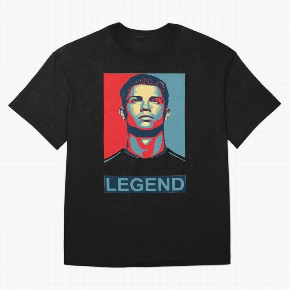 cristiano ronaldo legend Oversized T-Shirt Feel FIFA World Cup 2026 Group Stage for Fans of Cristiano Ronaldo, Haaland and CR7 and Spain, Bringing Soccer Culture, Superstar Moments, National Team Dreams and Competitive Fire; Ideal for Fans Who
