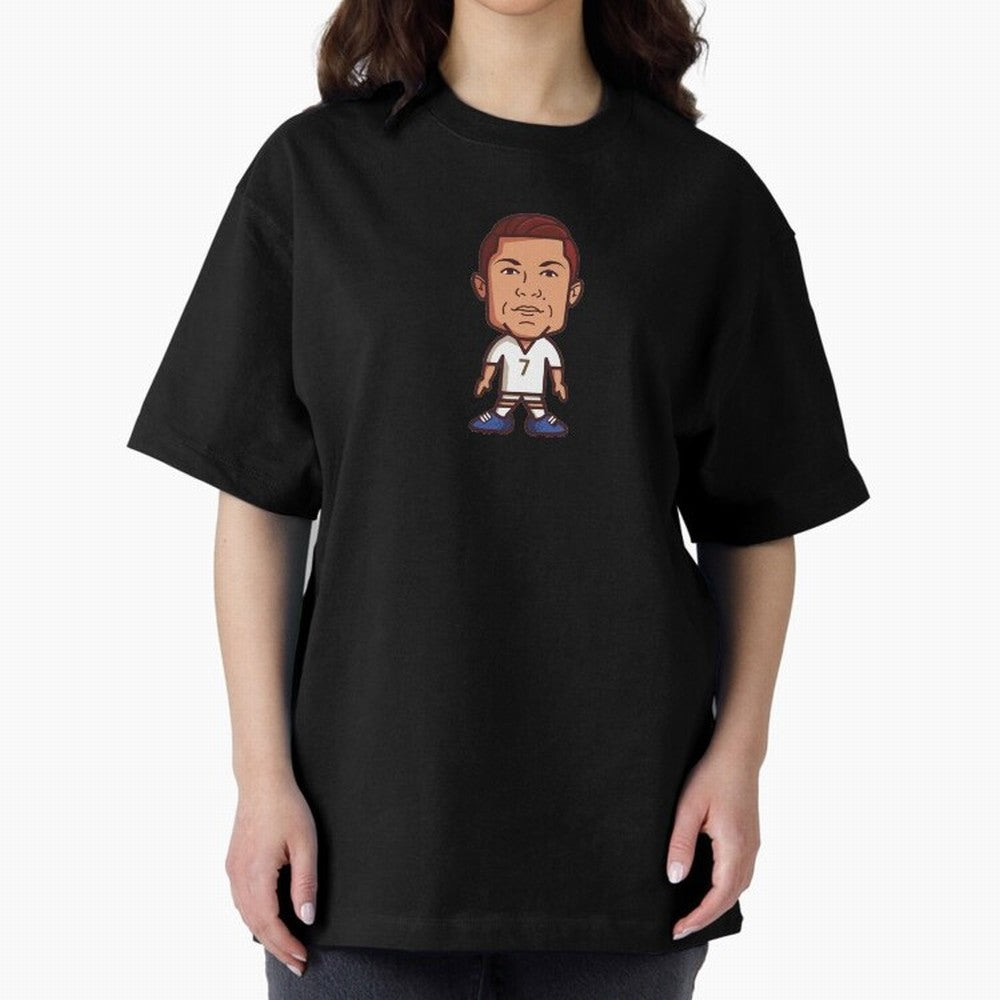 Cr7 Cristiano Ronaldo Oversized T-Shirt Enjoy FIFA World Cup 2026 Spirit, Built around Portugal, Spain and Germany, Messi, Neymar and Mbappe, Football History, Final Match Energy, Crowd Noise and Once in a Lifetime Moments; Ideal for Fans Who