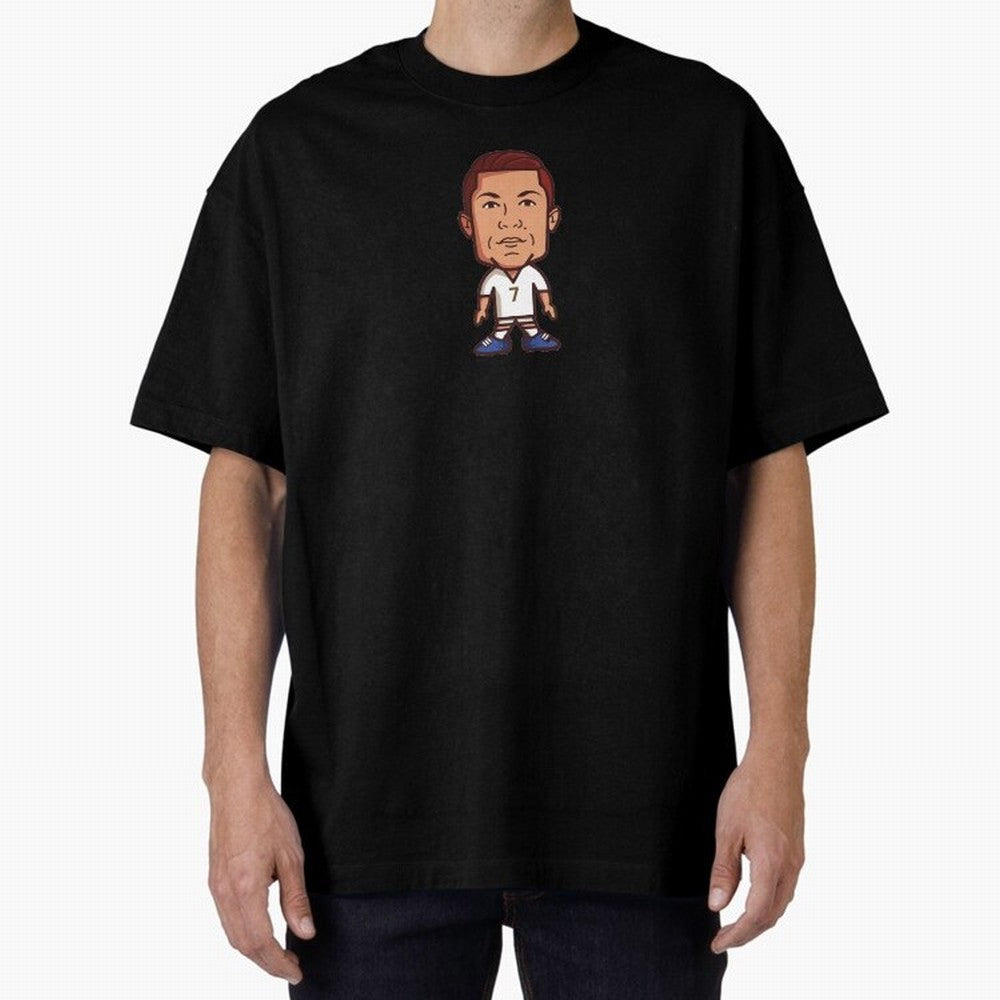Cr7 Cristiano Ronaldo Oversized T-Shirt Enjoy FIFA World Cup 2026 Spirit, Built around Portugal, Spain and Germany, Messi, Neymar and Mbappe, Football History, Final Match Energy, Crowd Noise and Once in a Lifetime Moments; Ideal for Fans Who