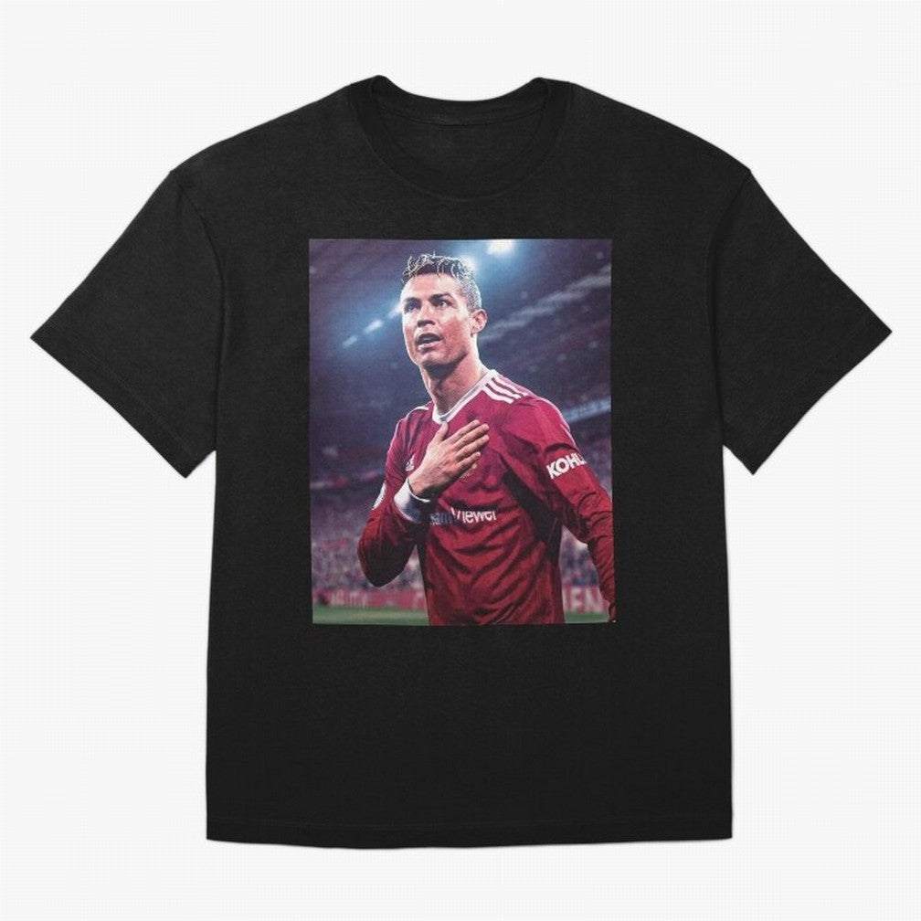 Cristiano Ronaldo New Oversized T-Shirt Support Iconic Players in Match Day Hype around FIFA World Cup 2026, Mbappe and Neymar, France, Goal Celebration Energy, Supporter Heritage, Football Icons and Worldwide Tournament Joy; Built for Supporters