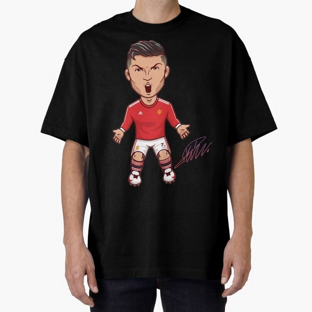 Cristiano Ronaldo CR7 Signature Oversized T-Shirt Bring Match Day Fire to FIFA World Cup 2026 Group Stage Spirit, Highlighting England and Germany, Messi and Cristiano Ronaldo, Retro Football Energy, Iconic Rivalries, Trophy Chase Drama and Stadium