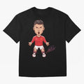 Cristiano Ronaldo CR7 Signature Oversized T-Shirt Bring Match Day Fire to FIFA World Cup 2026 Group Stage Spirit, Highlighting England and Germany, Messi and Cristiano Ronaldo, Retro Football Energy, Iconic Rivalries, Trophy Chase Drama and Stadium