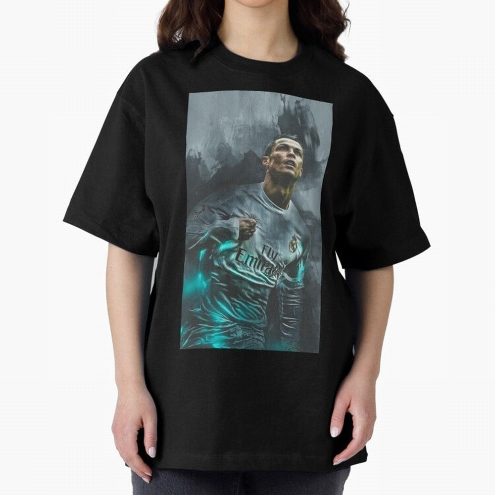 Cristiano Ronaldo Oversized T-Shirt Feel the FIFA World Cup 2026 Group Stage Journey through Messi and Cristiano Ronaldo Highlights, Argentina and Brazil Pride, Match Day Excitement, Supporter Culture, Golden Goals and Global Football Passion;
